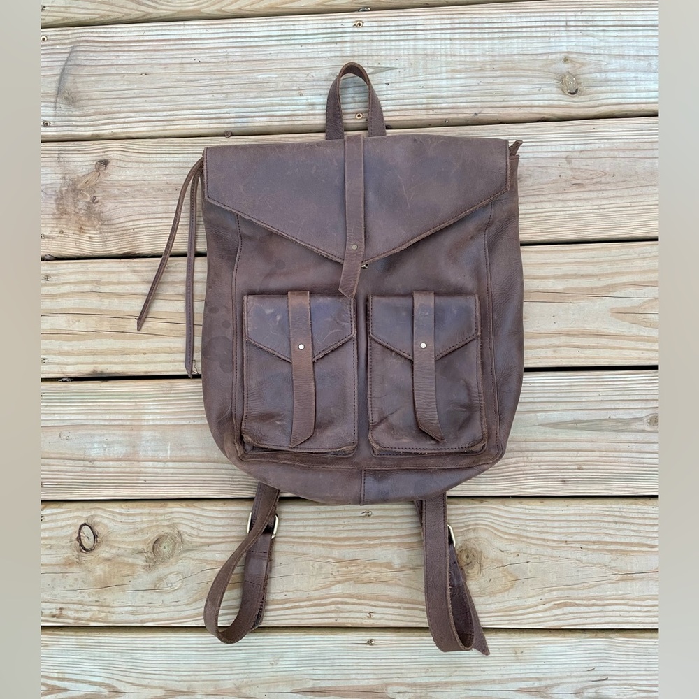 Raven + Lily Leather Backpack for Magnolia